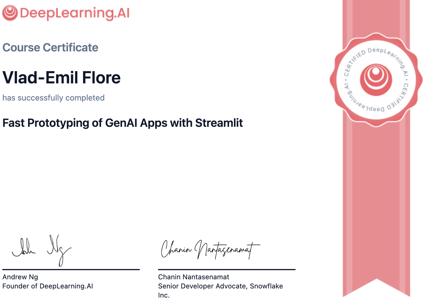 Fast Prototyping of GenAI Apps with Streamlit