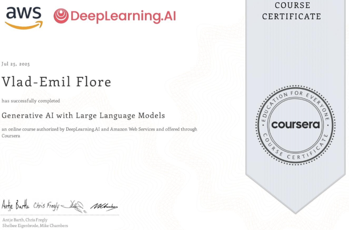 Generative AI with Large Language Models