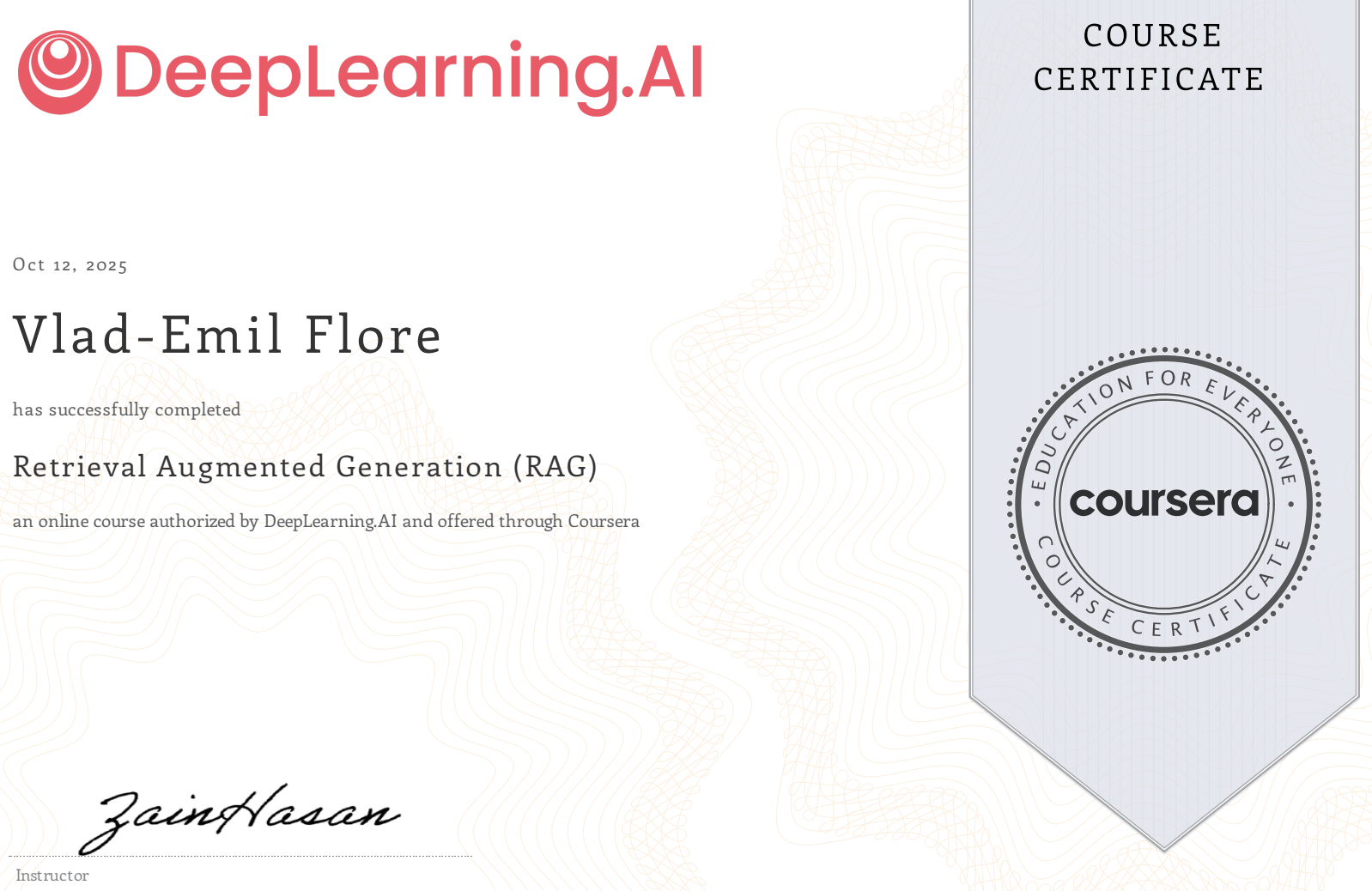 Retrieval Augmented Generation (RAG)