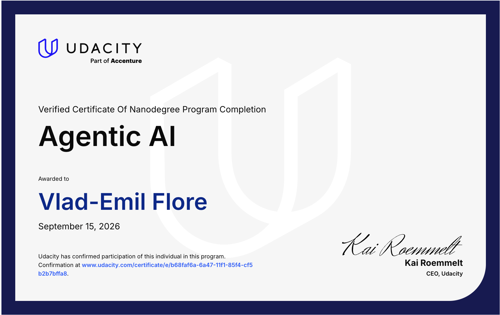 Agentic AI Nanodegree